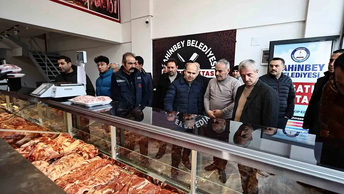 Şahinbey Belediyesi et satış noktasını hizmete sundu