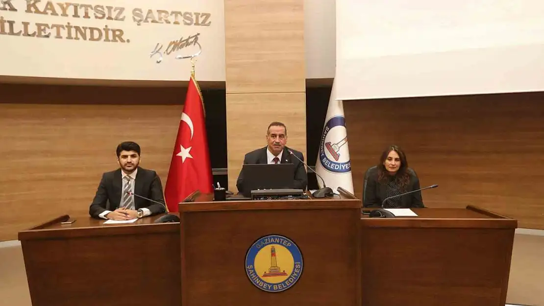 Şahinbey Belediyesi Kasım ayı meclis toplantısı yapıldı