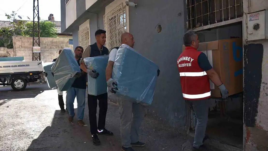 Şahinbey Belediyesi'nden ihtiyaç sahibi aileye destek