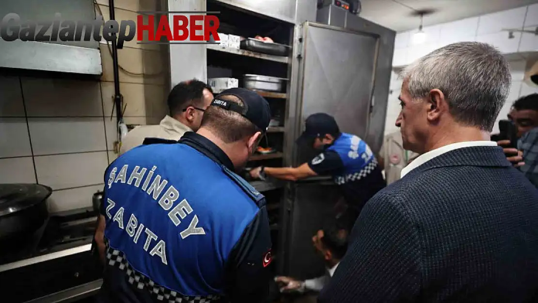 Şahinbey Belediyesi'nin zabıta denetimleri sürüyor