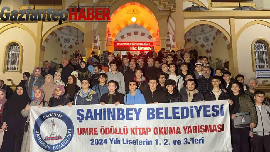 Şahinbey'de 174 öğrenci umreye uğurlandı