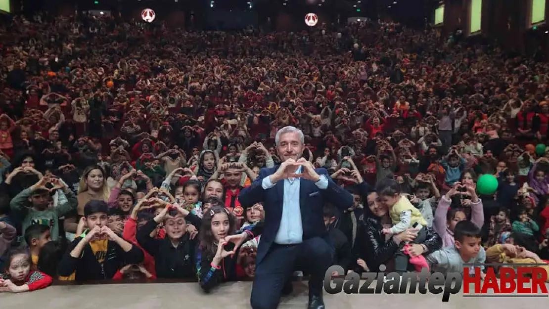 Şahinbey'de çocuk şenliğine yoğun ilgi