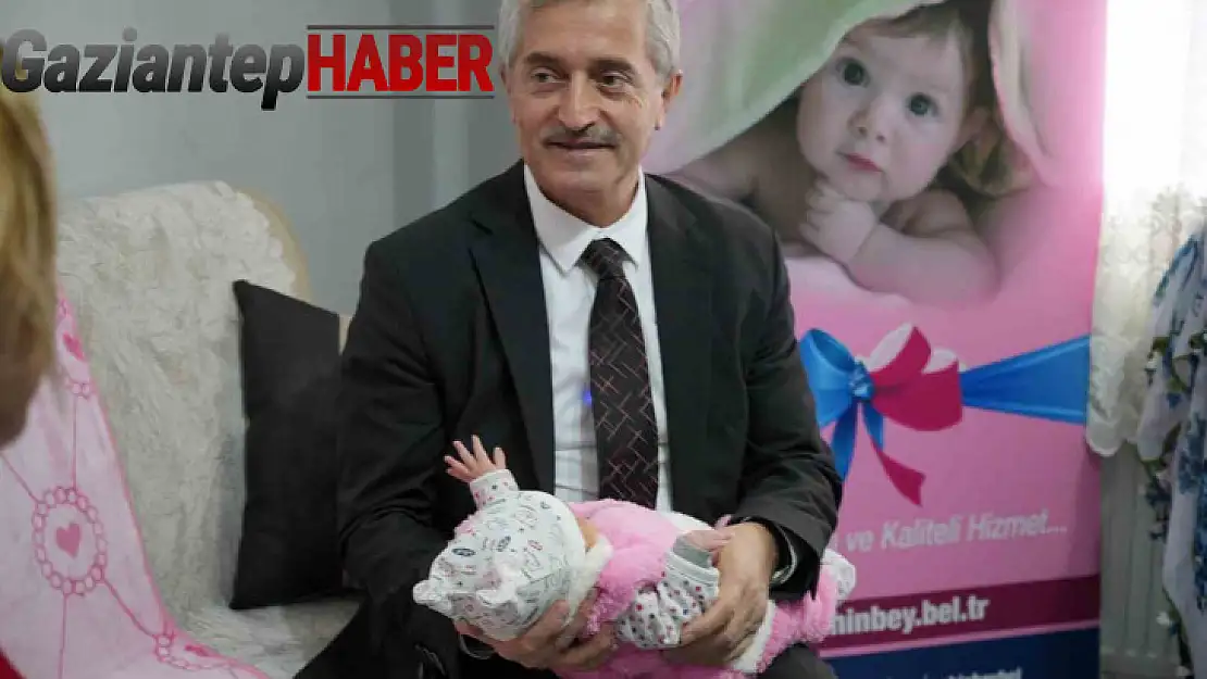 Şahinbey'de doğan 170 bininci bebeğe Tahmazoğlu'ndan sürpriz