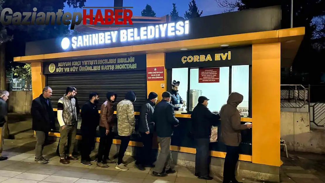 Şahinbey'de her gün 14 bin kişiye çorba ikramı