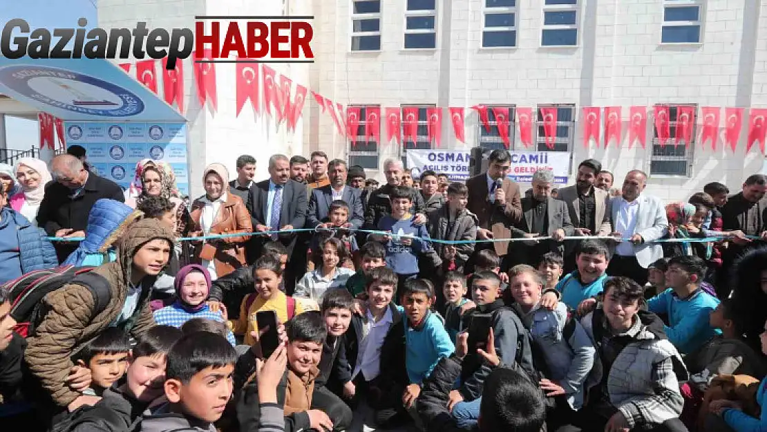 Şahinbey'de Osmangazi Camii hizmete açıldı