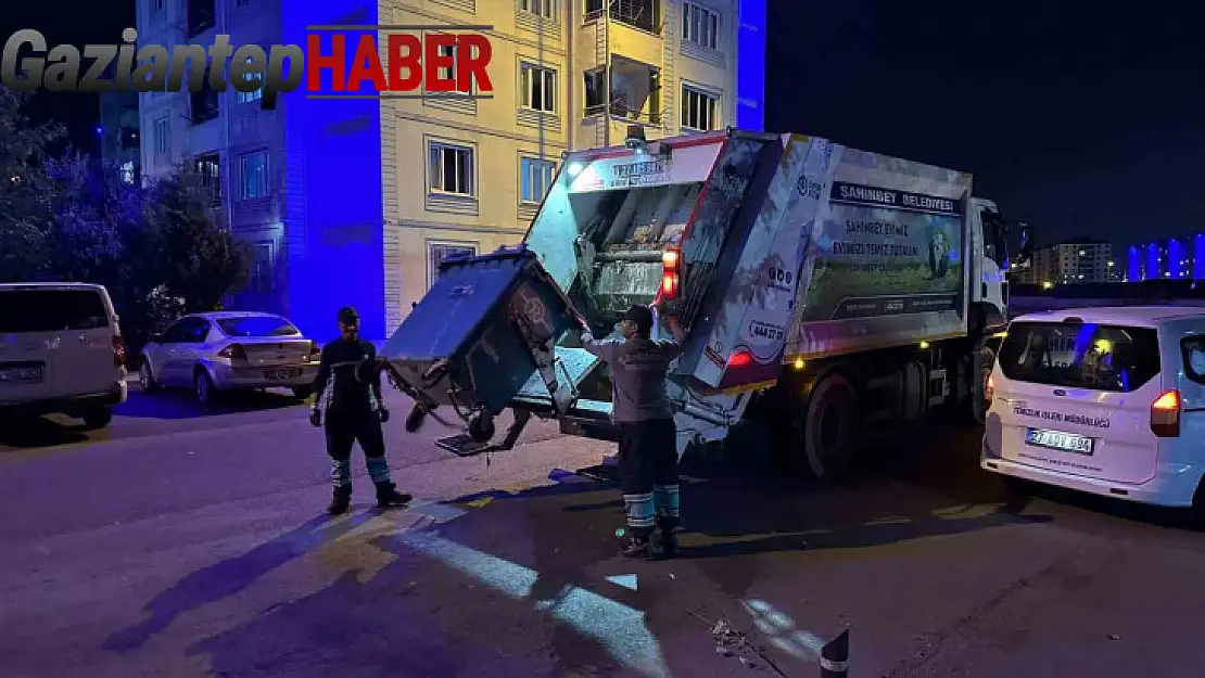 Şahinbey'de temizlik işleri ekipleri, bayram boyunca görev başındaydı