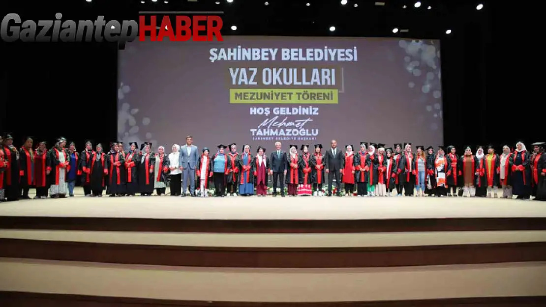 Şahinbey'de yaz okulu mezuniyet töreni düzenlendi