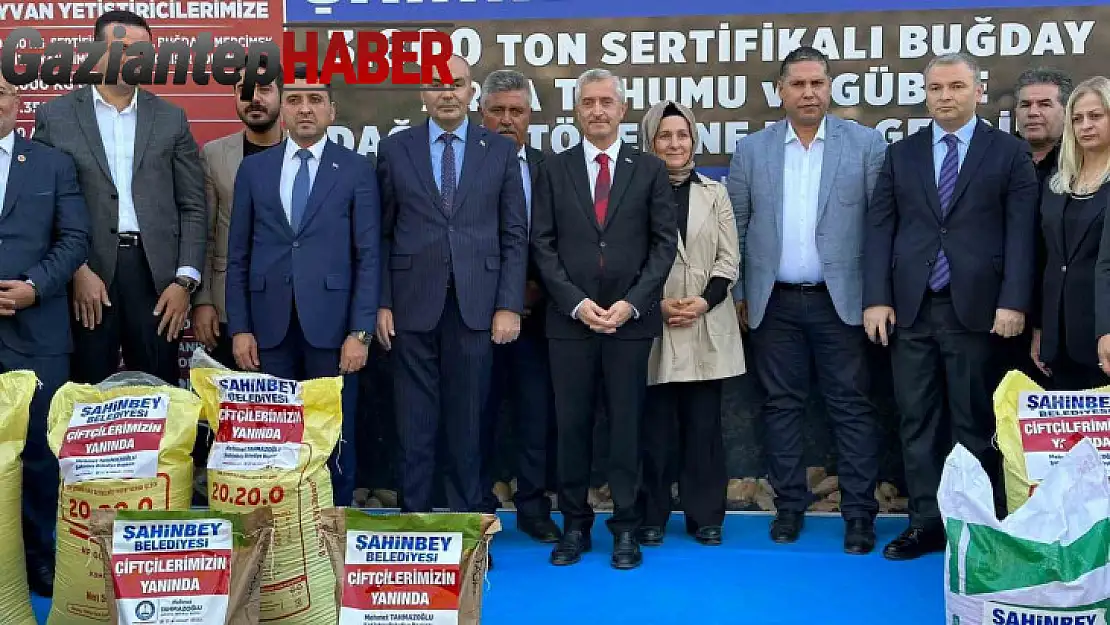 Şahinbey'den çiftçiye büyük destek