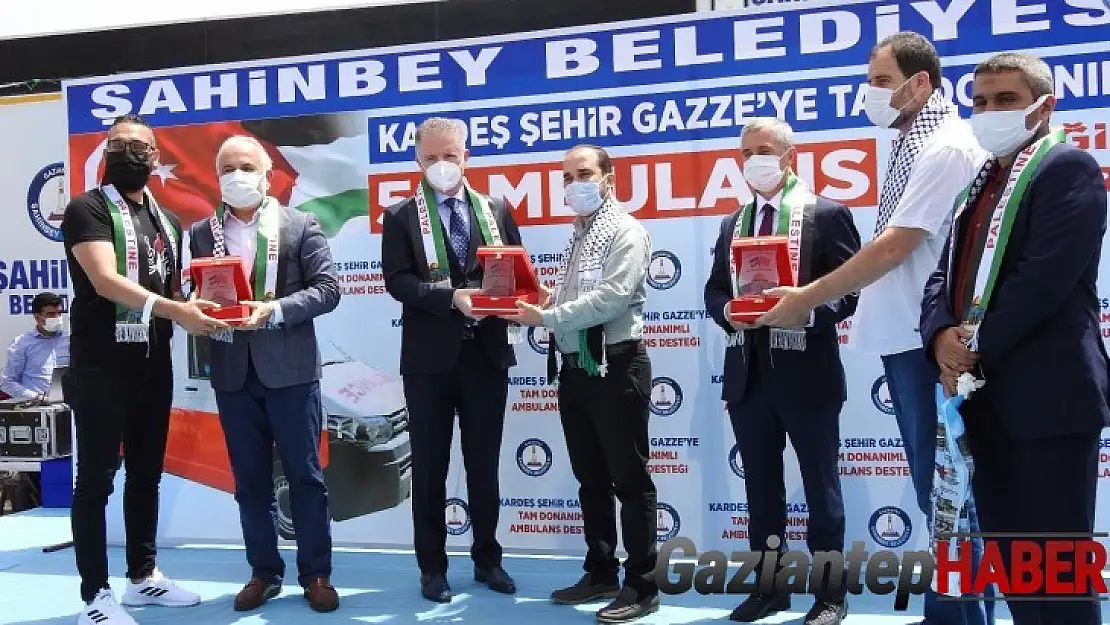 Şahinbey'den Gazze'ye tam donanımlı 5 ambulans