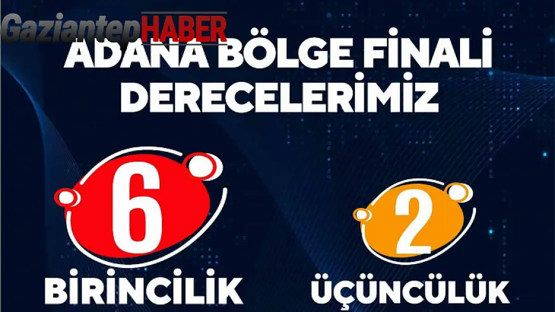 SANKO Okulları Bölge Finalinden altı birincilikle döndü