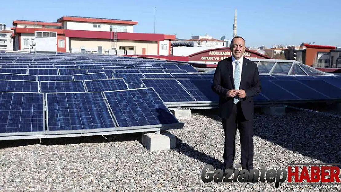 SANKO Okulları enerjisini güneşten karşılıyor