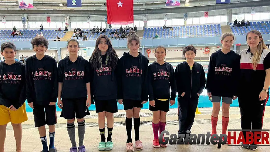 SANKO Okulları'nın yüzme başarısı