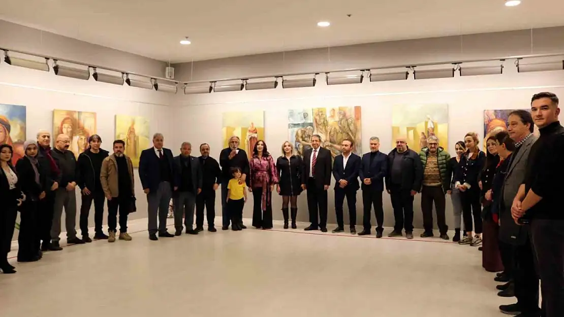 SANKO Sanat Galerisi'nde 'Baraklar' temalı resim sergisi