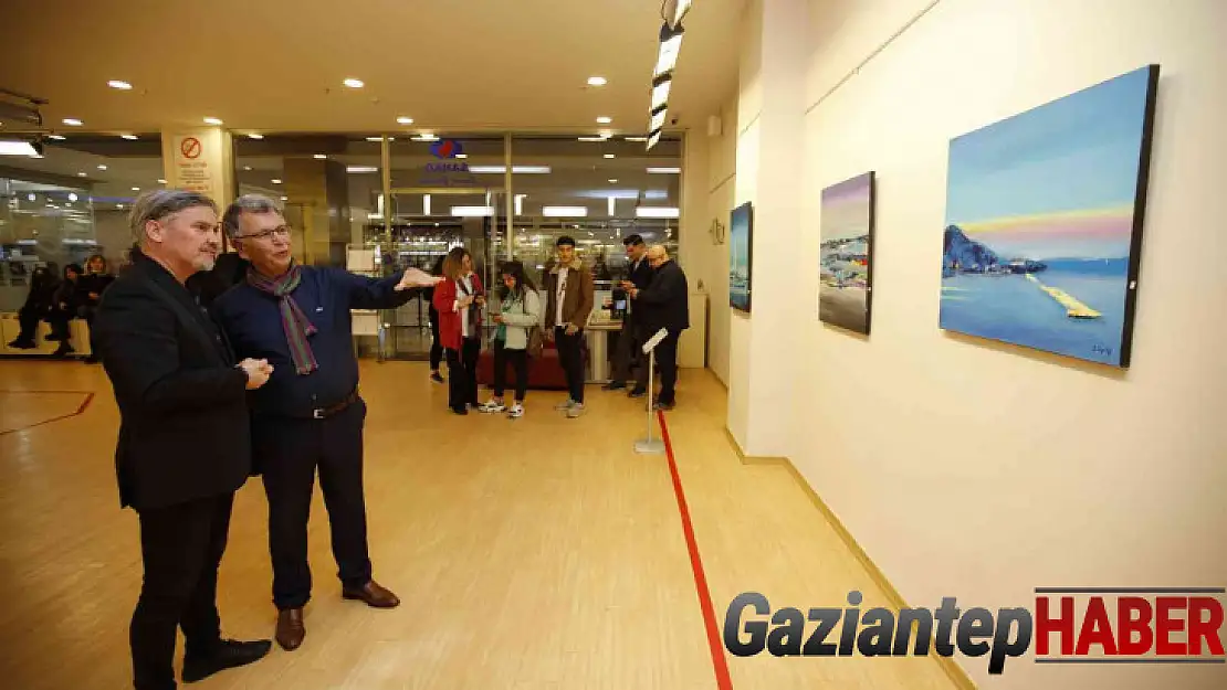 SANKO Sanat Galerisi'ndeki 'dinginlik' temalı resim sergisi