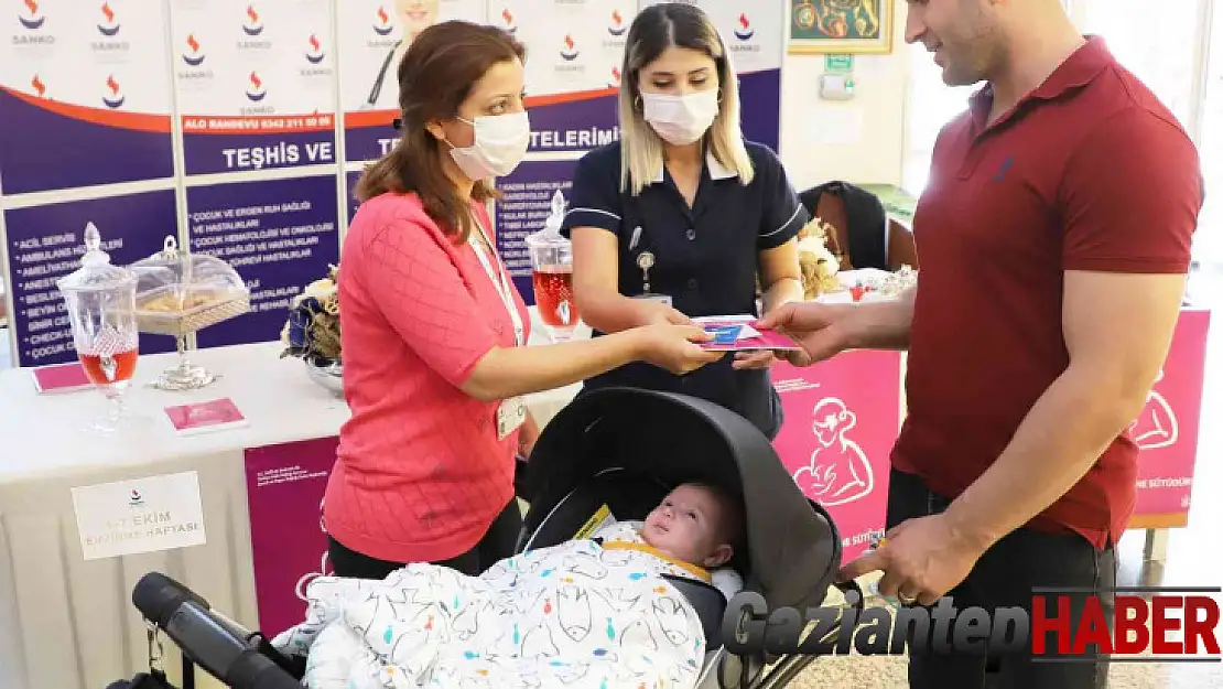 SANKO Üniversitesi Hastanesi'nde emzirme haftası etkinliği