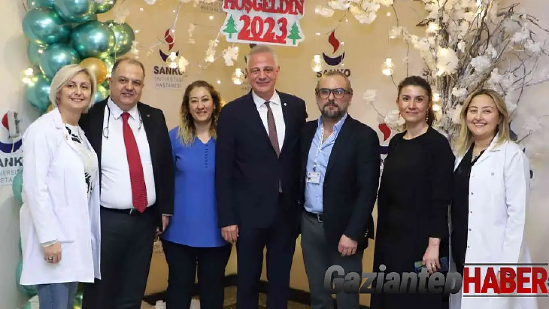 SANKO Üniversitesi Hastanesi'nde yeni yıl kutlandı