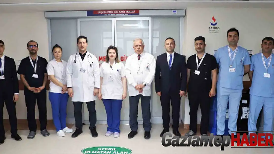 SANKO Üniversitesi Hastanesi'nde yetişkin kemik iliği nakil ünitesi hizmete açıldı