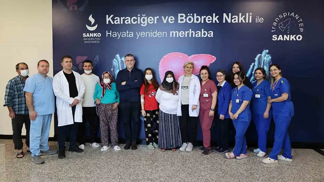 SANKO Üniversitesi Hastanesi'nde üç hasta kadavradan böbrek nakliyle yaşama tutundu