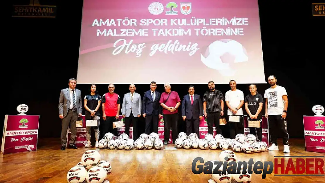 Şehitkamil'de amatör spor kulüplerine destek