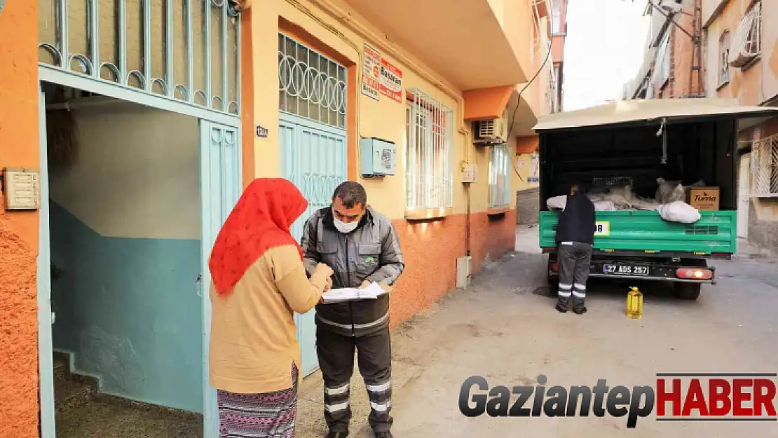 Şehitkamil'den dar gelirli ailelere gıda yardımı desteği