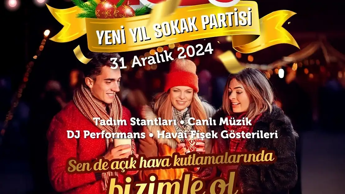 Şehitkamil'den yeni yıla özel sokak partisi