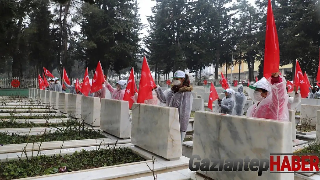 Şehitkamilli öğrencilerden şehitlik ziyareti