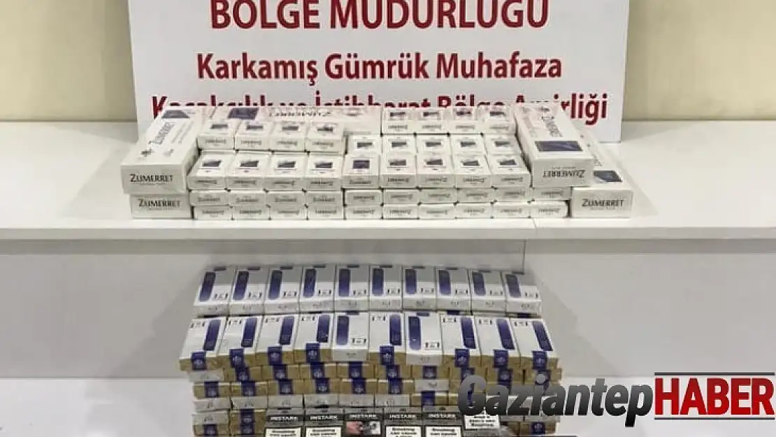 Sınır kapısında 910 paket kaçak sigara ele geçirildi