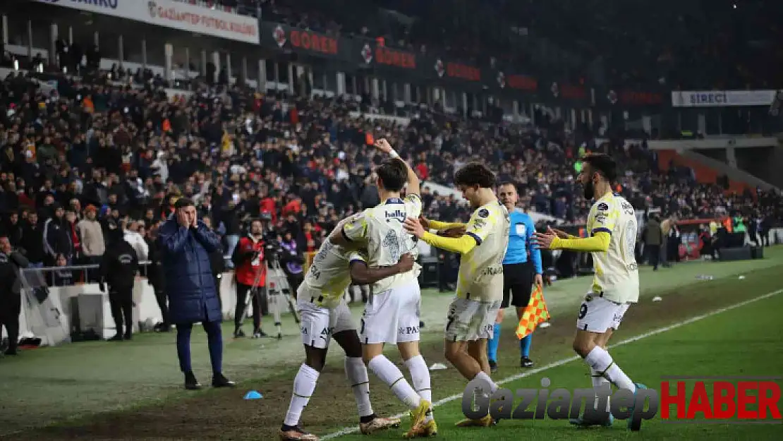 Spor Toto Süper Lig: Gaziantep FK: 1 - Fenerbahçe: 2 (Maç sonucu)