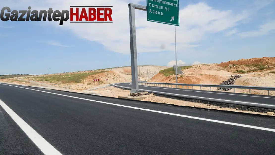 TAG Otoyolu'nda Gaziantep Batı Alın Gişesi İnşaatı Nedeniyle Ulaşım Kontrollü Sağlanıyor