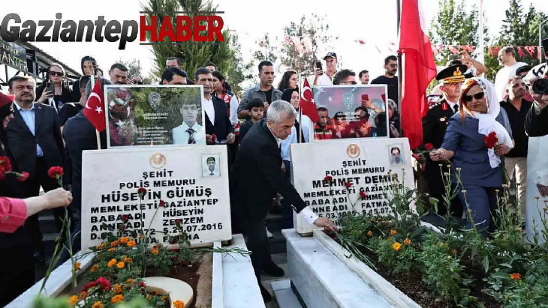 Tahmazoğlu 15 Temmuz şehitlerini ve şehit ailelerini unutmadı