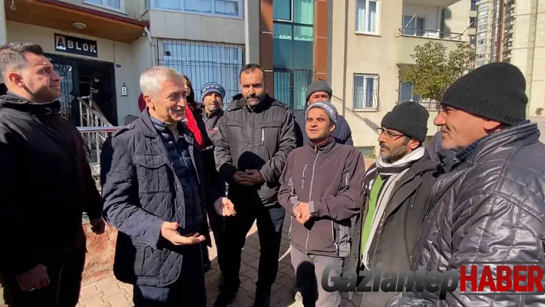 Tahmazoğlu, yan yattı denilen konutları ziyaret etti