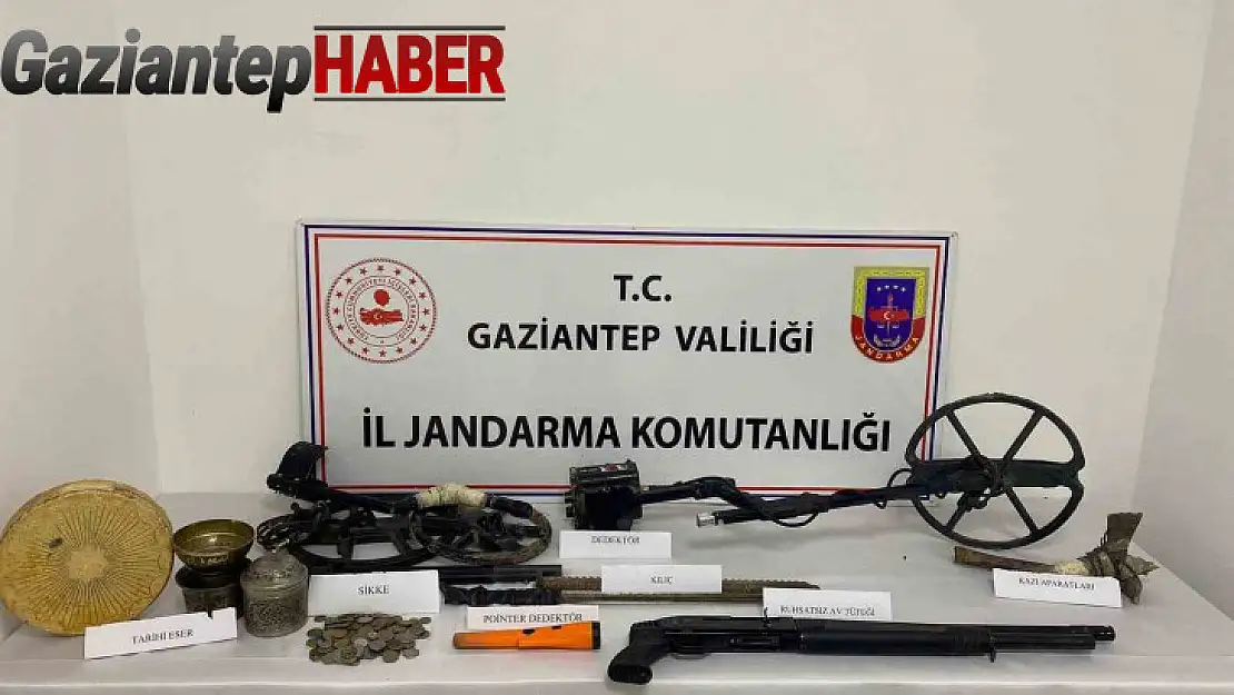 Tarihi eser operasyonunda 154 adet sikke ele geçirildi