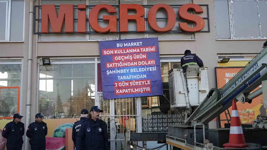 Tarihi geçmiş ürün satan ve fahiş fiyat uygulan Migros market 3 gün kapatıldı