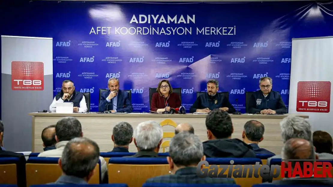TBB Başkanı Şahin, afet bölgelerindeki 4 ile teknik gezide bulundu