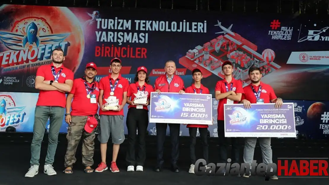 TEKNOFEST 'Turizm Teknolojileri' kategorisinde birincilik HKÜ'lü öğrencilerin