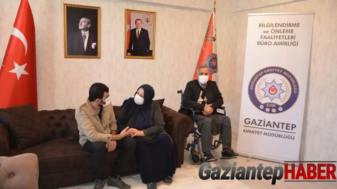 Teslim olmaya ikna edilen terörist, ailesine kavuştu