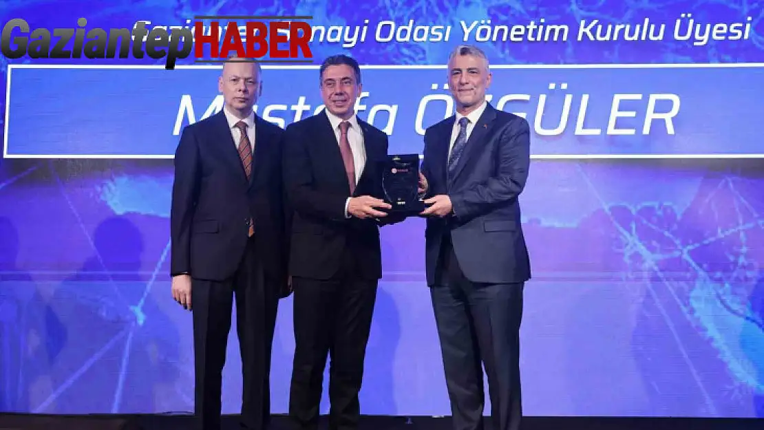 Ticaret Bakanlığından GSO Gaziantep Gıda Kümesi'ne ödül