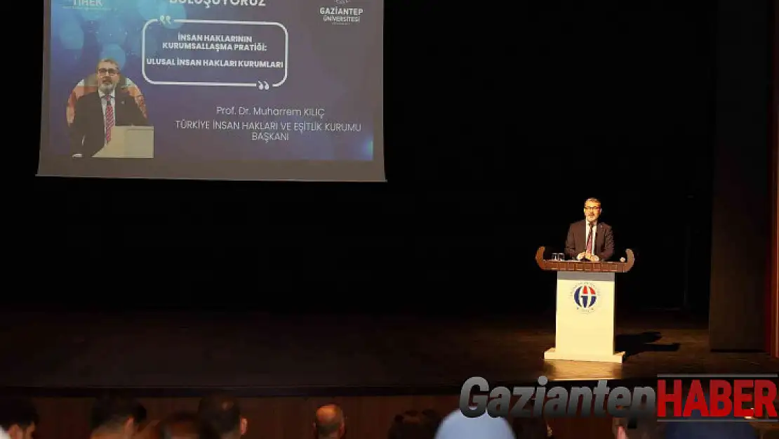 TİHEK Başkanı Kılıç GAÜN'lü öğrencilerle bir araya geldi