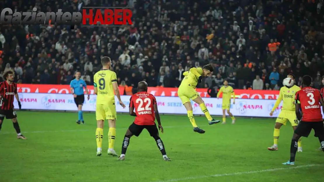 Trendyol Süper Lig: Gaziantep FK: 0 - Fenerbahçe: 1 (Maç sonucu)