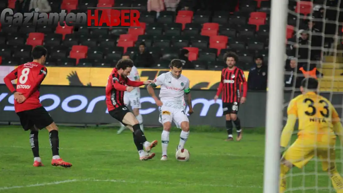 Trendyol Süper Lig: Gaziantep FK: 1 - Konyaspor: 1 (Maç sonucu)