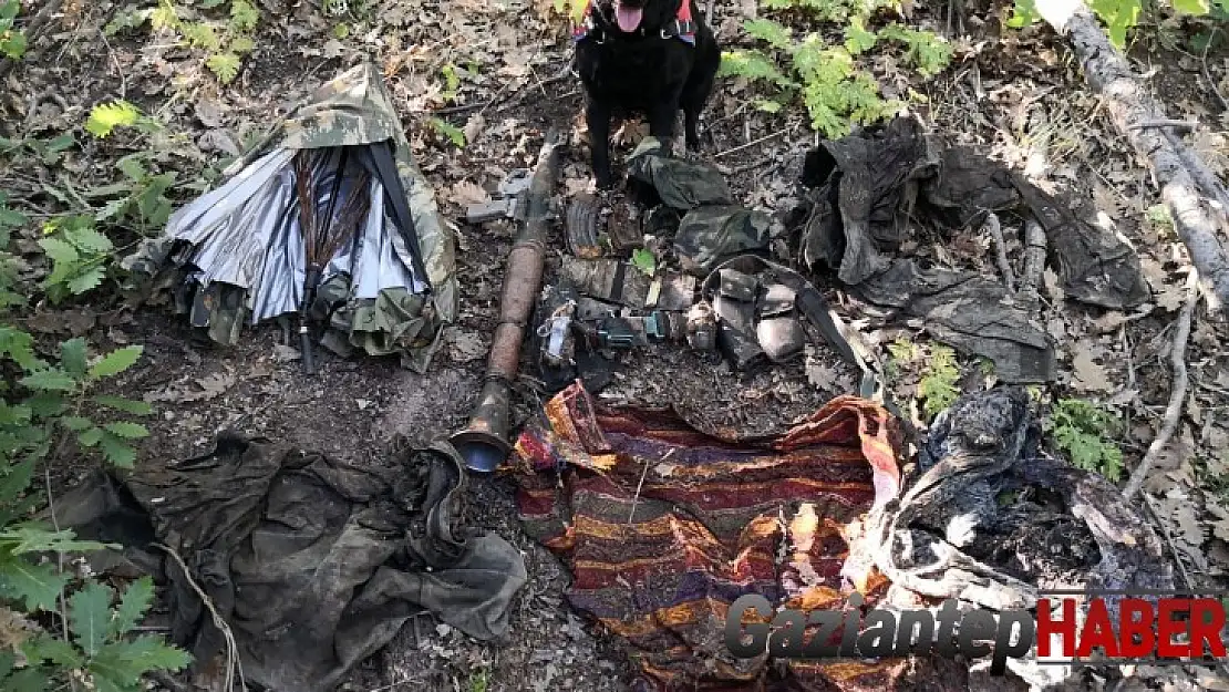 Terör örgütü PKK mensuplarına ait mühimmat ele geçirildi