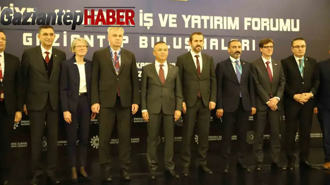 Türkiye-Almanya İş ve Yatırım Forumu Gaziantep'te düzenlendi