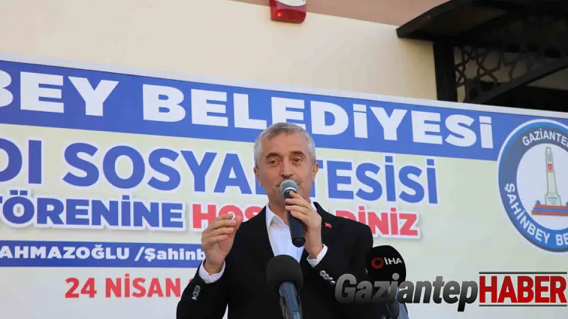 Ünaldı Mahallesinde yapılan sosyal tesisisin açılışı yapıldı