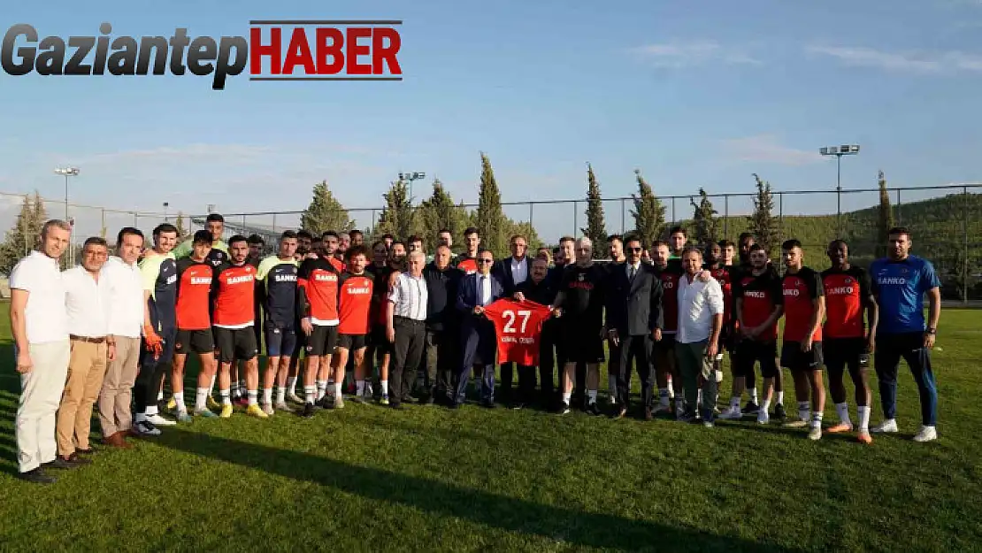 Vali Çeber'den, Gaziantep FK'ya moral ziyareti