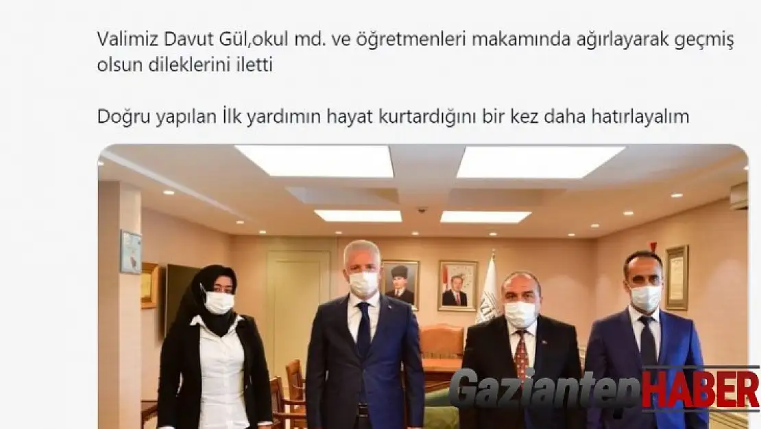Validen, öğrencinin hayatını kurtaran öğretmenlere teşekkür