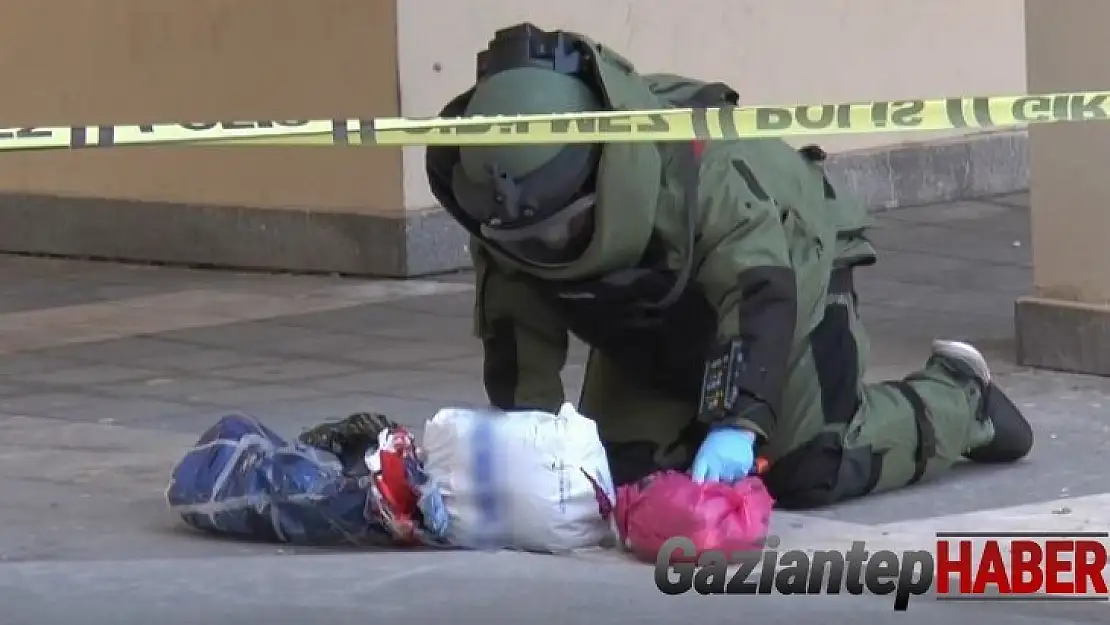 Gaziantep Valilik bahçesinde bomba paniği