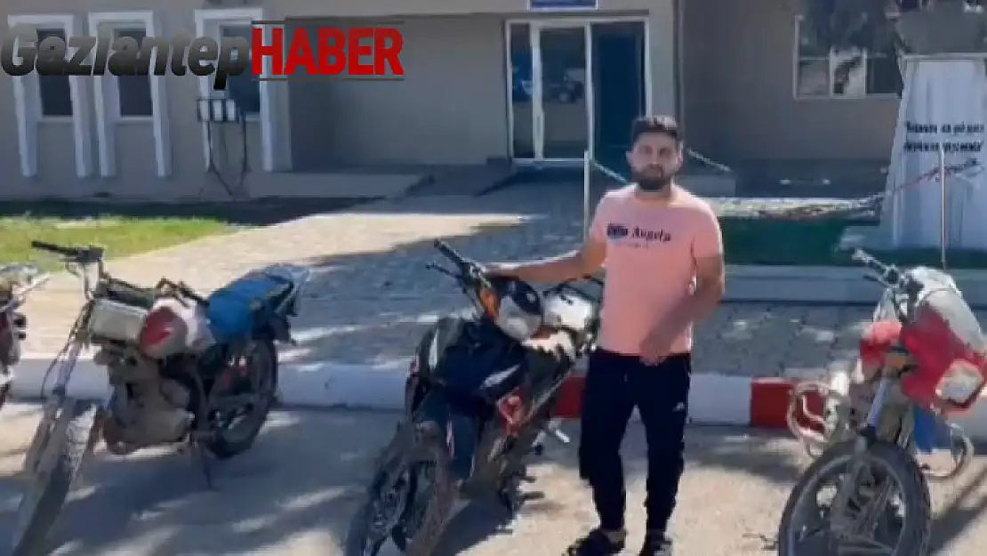 Vatandaştan, çalınan motosikletini bulan jandarmaya teşekkür