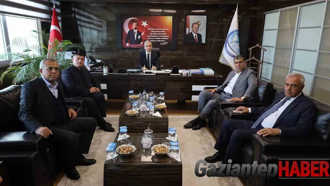 Yeni Rektör'e hayırlı olsun ziyareti