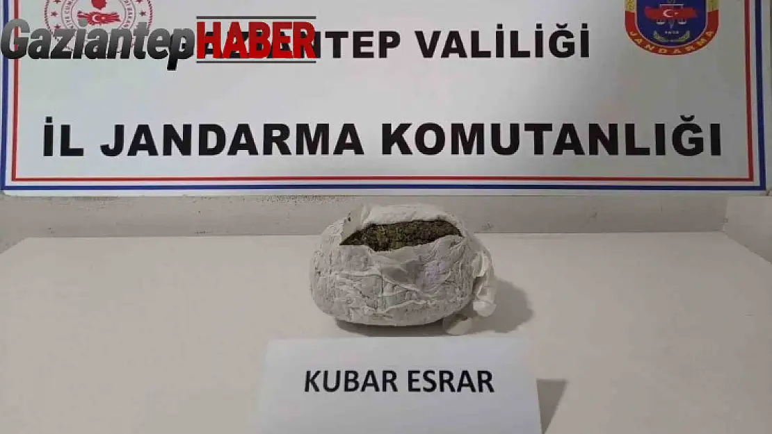 Yolcu otobüsündeki valizde 1,5 kilo esrar ele geçirildi