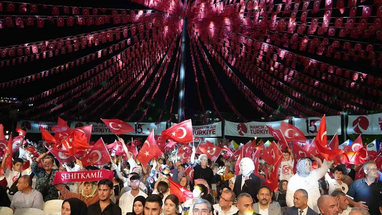 Gaziantep'te '15 Temmuz Demokrasi ve Milli Birlik Günü' anma programı